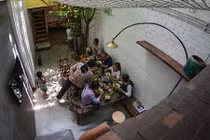 Ngắm ngôi nhà độc đáo mỗi phòng là một nhà hoàn chỉnh ở SG