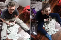 Vớ được bọc tiền lớn, ba sinh viên làm điều không tưởng