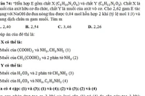 Tranh luận về đề thi tham khảo THPT môn Địa lý, Hóa học