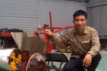 Nông dân trẻ chế tạo máy nông nghiệp đa năng