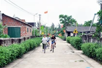Ngắm khu dân cư kiểu mẫu Yên Mỹ ở làng quê Hà Tĩnh