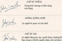 Xem chữ ký, đoán tính cách mỗi người 