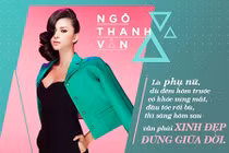 Ngô Thanh Vân: “Đàn ông có thể thiếu, tri thức, nhan sắc thì không“