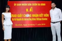 Không chỉ Hà Anh được làm lễ trao Giấy đăng ký kết hôn