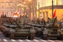Bí ẩn dàn xe tăng Nga che mắt tên lửa Mỹ