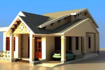 10 mẫu nhà cấp 4 mái thái sang trọng mà hiện đại