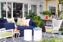 Đẹp mê hồn sân vườn nhỏ xinh hóng mát chiều hè 