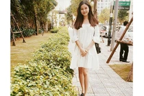 Nhan sắc Kỳ Hân biến đổi bất ngờ những tháng đầu thai kỳ