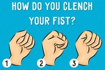 Bói tính cách chuẩn xác qua cách nắm bàn tay 