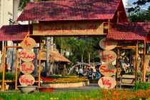 Khu đô thị nhà giàu Phú Mỹ Hưng ngợp cảnh sắc miền quê