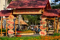 Khu đô thị nhà giàu Phú Mỹ Hưng ngợp cảnh sắc miền quê