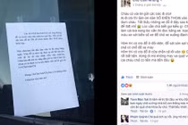 Hành động đẹp của cô gái với chủ xe đỗ chắn lối vào nhà