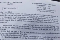 Đề thi và gợi ý lời giải môn Ngữ văn thi vào lớp 10 HN