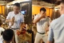 Hát rong bị khách hất bia vào mặt, giật micro... là dàn dựng?