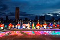 Ảnh: Đà Nẵng sẵn sàng cho đêm hội pháo hoa trên sông Hàn