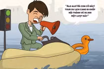 Hí họa trận mưa ngập lớn nhất 40 năm ở Sài Gòn