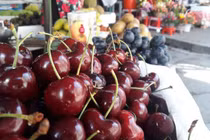 Cherry Mỹ nhập khẩu phơi cả ngày dưới trời nắng vẫn tươi