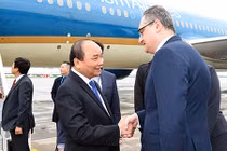 Hình ảnh ngày đầu tiên Thủ tướng Nguyễn Xuân Phúc thăm chính thức Nga