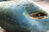 Kỳ lạ hòn đá có mắt, biết khóc như người ở Trung Quốc