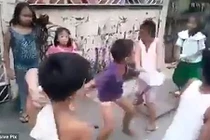 Phát hoảng trò oẳn tù tì phiên bản bạo lực của trẻ Thái Lan 