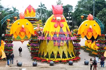 Ảnh: Linh vật Tết “mái ấm hạnh phúc” ở Quảng Ngãi