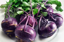 Mê mẩn trồng su hào tím tô điểm cho vườn cực xinh