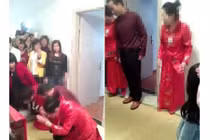 Chú rể tổ chức lễ cưới hoành tráng với 2 cô dâu cùng một lúc