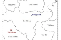 Quảng Nam: Động đất 2,7 độ Richter ở Nam Trà My