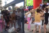 Khởi tố nhóm phụ nữ đánh ghen trước siêu thị Big C