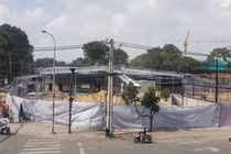 Công trình quán nhậu được xây dựng không phép tại quận 10