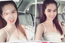 Ngọc Trinh khoe ảnh xinh tươi hậu chia tay Hoàng Kiều