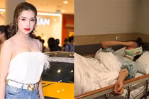 Trà Ngọc Hằng đăng ảnh mổ hạch khi bị nghi dao kéo