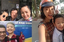 Sao Việt nô nức đưa con đi khai giảng năm học mới