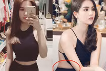 Khoe lấy lại vòng eo 56, Ngọc Trinh lộ ảnh ngấn mỡ