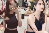 Khoe lấy lại vòng eo 56, Ngọc Trinh lộ ảnh ngấn mỡ
