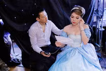 Thanh Thảo và bạn trai mới tình tứ ở hậu trường gameshow