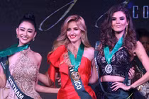 Hà Thu tụt hạng trong bảng dự đoán Hoa hậu Trái đất 2017