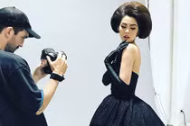 Hot Face sao Việt 24h: Hà Tăng gợi cảm ở hậu trường chụp ảnh