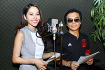 Mạnh Quỳnh - Nam Em thu âm ca khúc mừng xuân 2017