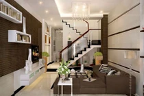 Nội thất phòng khách nhà phố đẹp ấn tượng