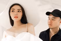 HH Kỳ Duyên hào hứng chọn váy áo dự show thời trang