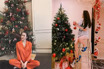 Sao Việt tất bật trang trí nhà cửa đón Giáng sinh