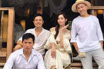 HH Thu Thảo đẹp rạng rỡ ở hậu trường chụp ảnh cưới