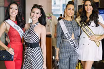 Dàn thí sinh Hoa hậu Hòa bình Thế giới khoe sắc tại VN
