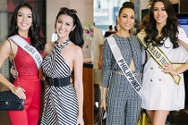 Dàn thí sinh Hoa hậu Hòa bình Thế giới khoe sắc tại VN