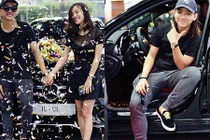 Ngoại hình sốc của Hoài Lâm đi tậu xế sang cùng bạn gái