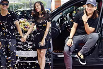 Ngoại hình sốc của Hoài Lâm đi tậu xế sang cùng bạn gái