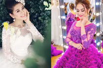 Lâm Khánh Chi đẹp thế nào khi diện váy cô dâu?