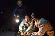 Ảnh: Phiên chợ Tết họp từ tờ mờ sáng ở ngoại thành Hà Nội