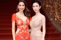 Phạm Hương - Hà Thu đọ vẻ quyến rũ trên thảm đỏ